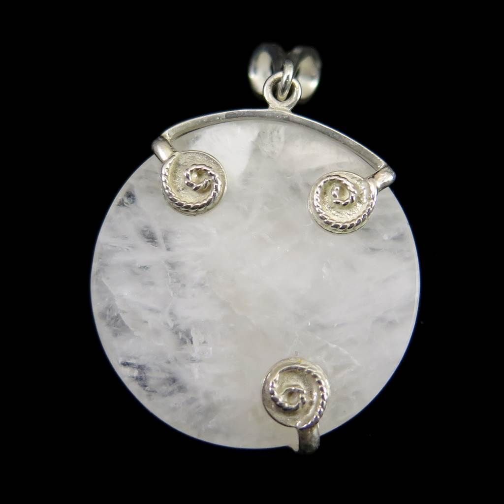 モルダバイトエンジェルペンダント H&E社 アゼツライト＋モルダバイトエンジェル ペンダント 12.87g