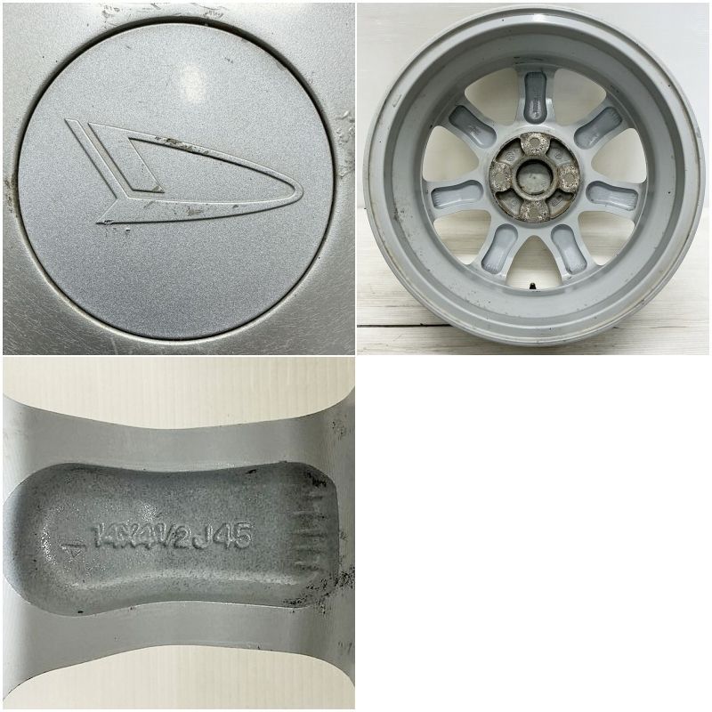 中古 14インチ アルミ ダイハツ ムーヴ 純正 4本セット タントカスタム