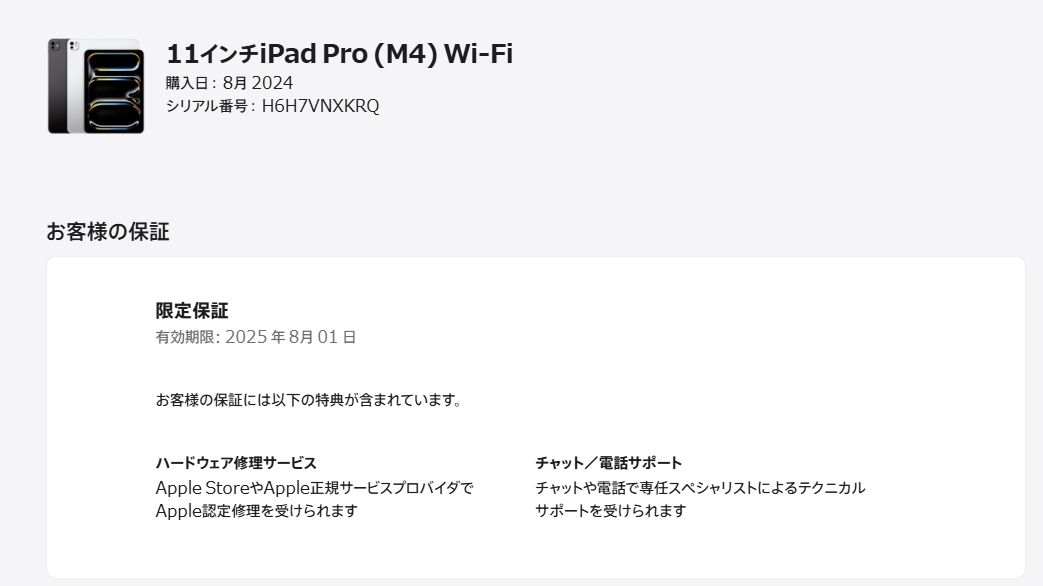 バッテリー100% iPad Pro11インチ(M4) Wi-Fi 256GB iPad Pro 11