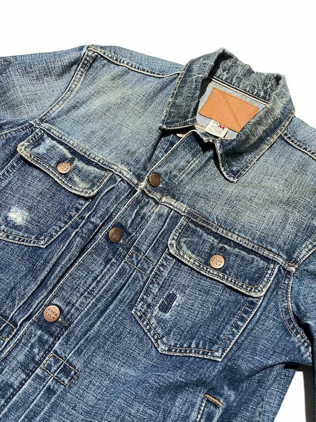 〈超レア・新品・タグ付き・未使用〉EZRA FITCH デニムジャケットM Ezra Fitch デニムジャケット 00s〜 - メルカリ