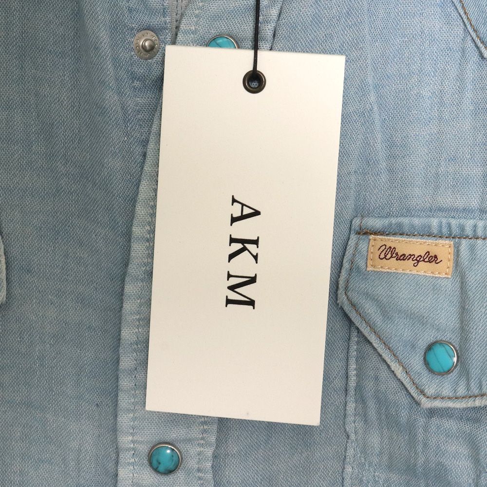 未使用 AKM × WRANGLER ウエスタンシャツ Lサイズ - メルカリ