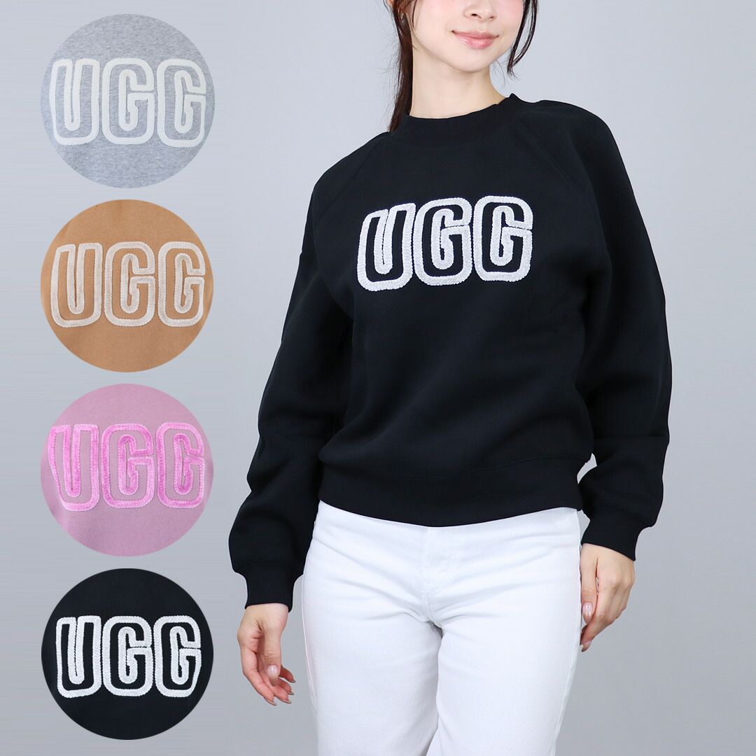 UGG ブラック スウェット XS UGG ブラック スウェット トレーナー 定価11000円 新品 UGG 21AW