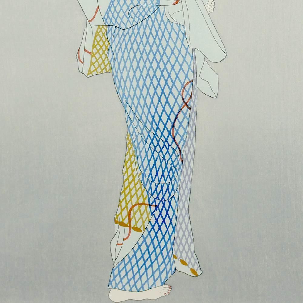 加山又造 「濤」 木版画 直筆サイン・エディション・作品証明