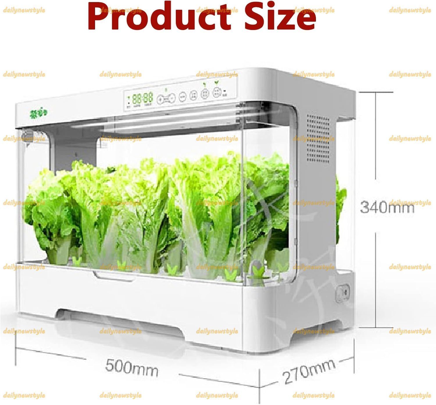 人気推薦◆屋内ハーブガーデンキット 32個の植栽穴とLEDインテリジェント照明を備えた自動水耕栽培システム