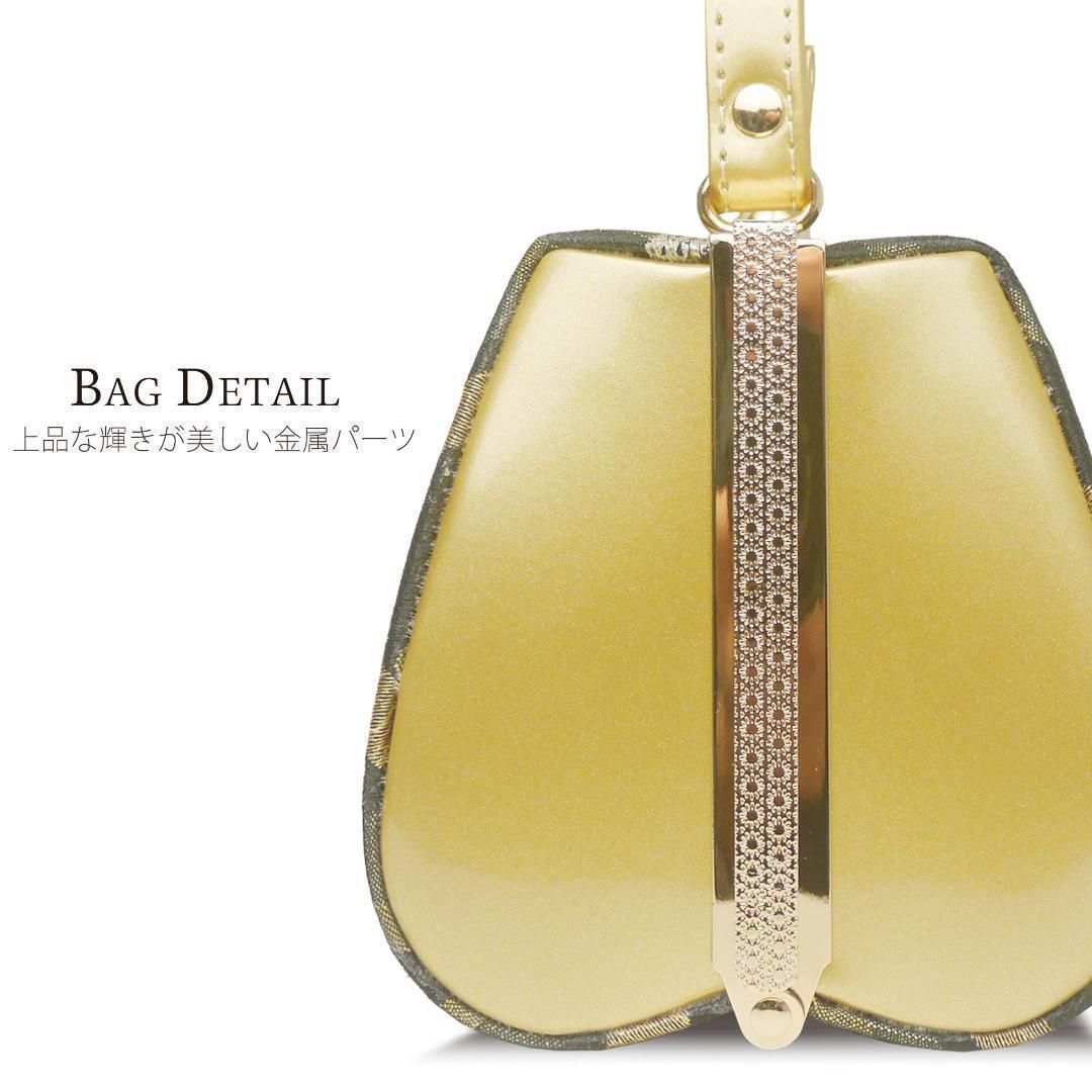 草履 バッグ セット 帯地 3枚芯 ヒール草履 振袖 uzouri52-4