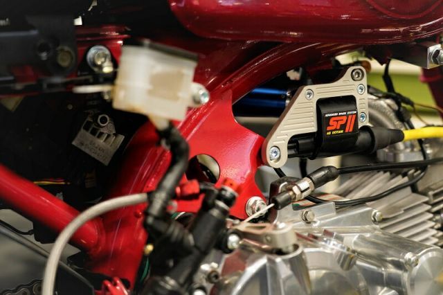 SPII汎用ハイパワーコイルモンキーフレームCNC加工ステー黒