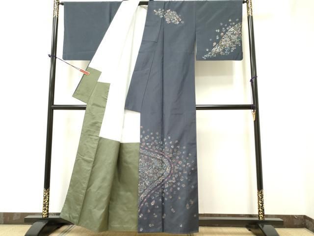 平和屋着物●訪問着　総刺繍　楽器花文　正絹　逸品　DAAR0092yyy 平和屋着物○訪問着 総刺繍 楽器花文 正絹 逸品 DAAR0092yyy - メルカリ