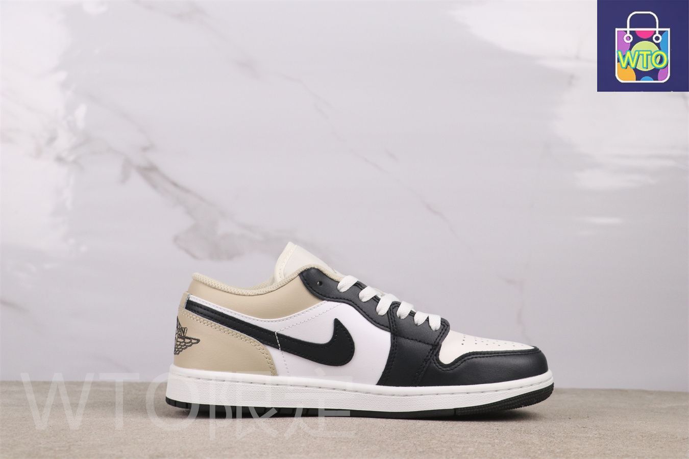 今日 Air Jordan エア ジョーダン AJ1 ホワイトライトブラウン 553558-153-WTO輸入2