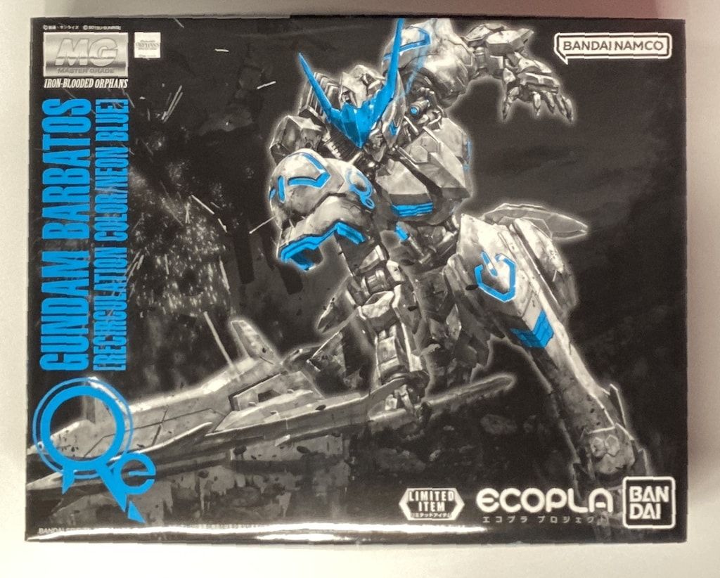 BANDAI SPIRITS MG エコプラ ガンダムバルバトス (リサーキュレーションカラー/ネオンブルー) 1/100