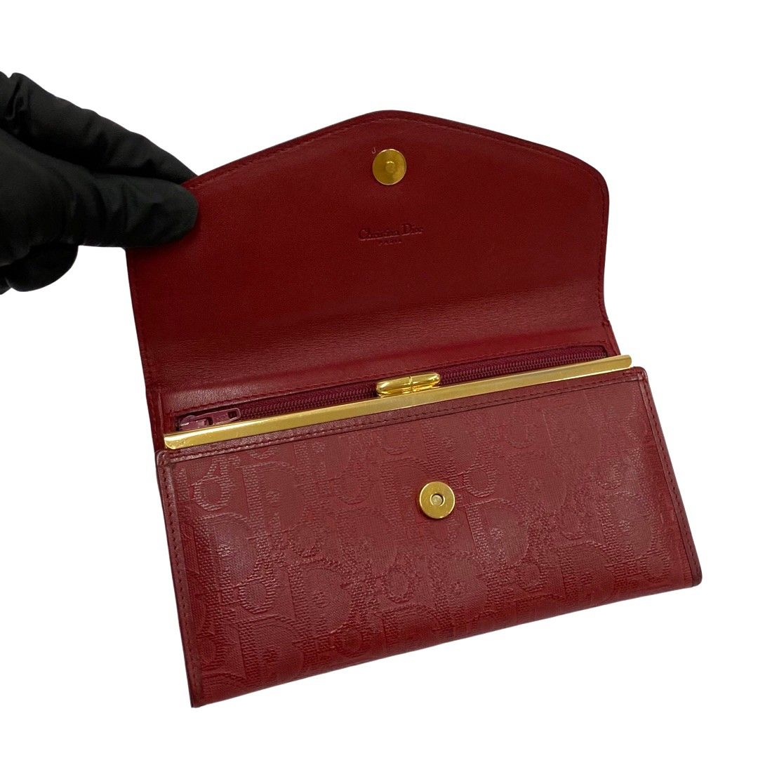極 美品 Christian Dior ディオール トロッター 柄 ロゴ 金具