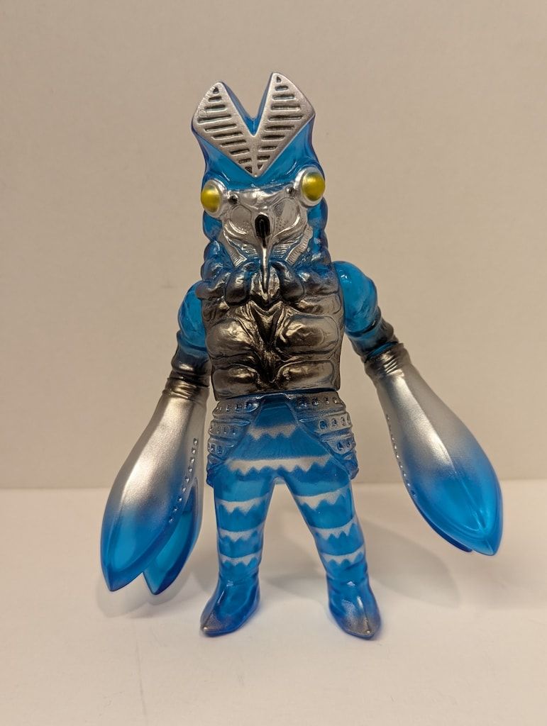 MAXTOY ミニソフビ怪獣倉庫 バルタン星人 ブルークラッシュラメ