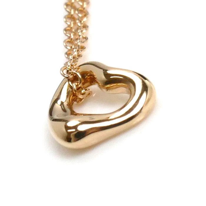 TIFFANY&Co.ティファニー　K18YG巨大オープンハートペンダントトップ TIFFANY&Co. ティファニー オープンハート ペンダントトップ 18