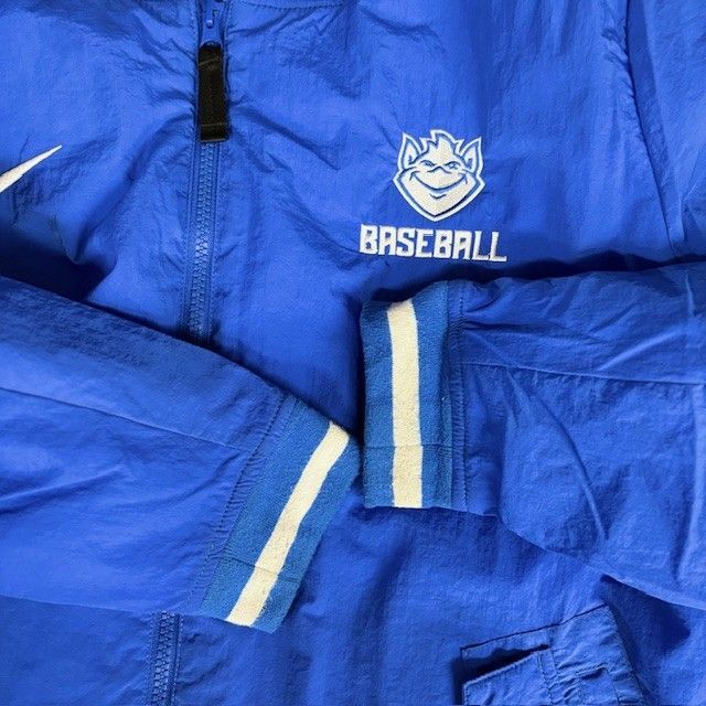 NIKE BASEBALL DUGOUT JACKET セントルイス大学 BILLIKENS サイズⅬ 中綿 07092713 871 WHITEMONARCHHOTEL_COM