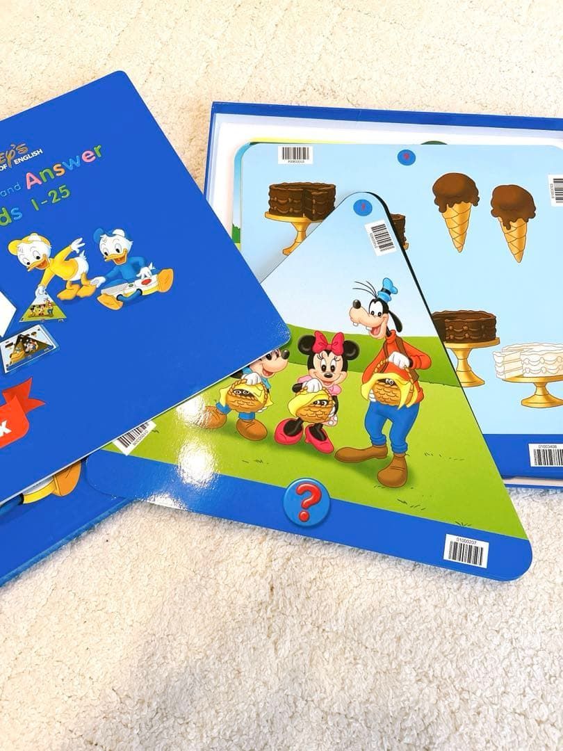 DWE ディズニー ワールド イングリッシュQ&Aカード 100枚セット DWE ディズニー ワールド イングリッシュQ&Aカード 100枚セット