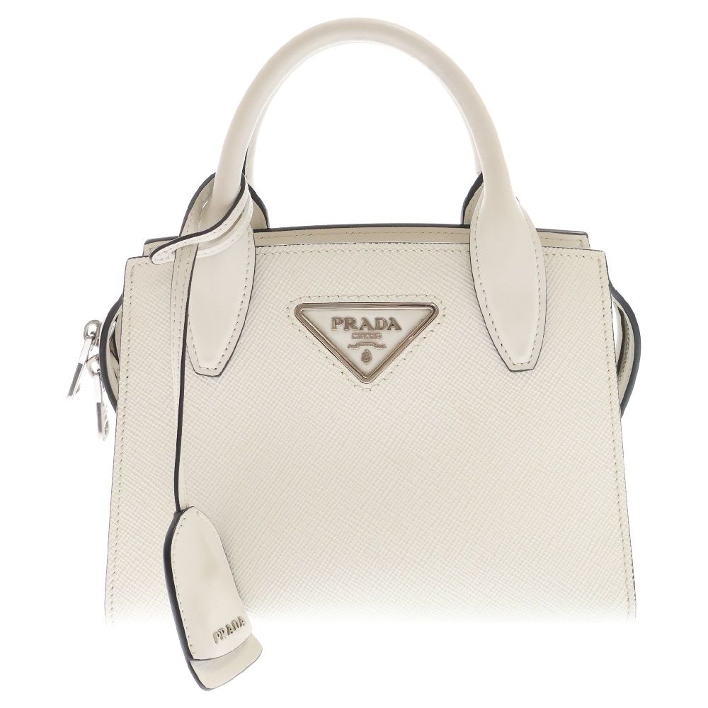 PRADA サフィアーノ バッグ ホワイト PRADA サフィアーノ バッグ ホワイト
