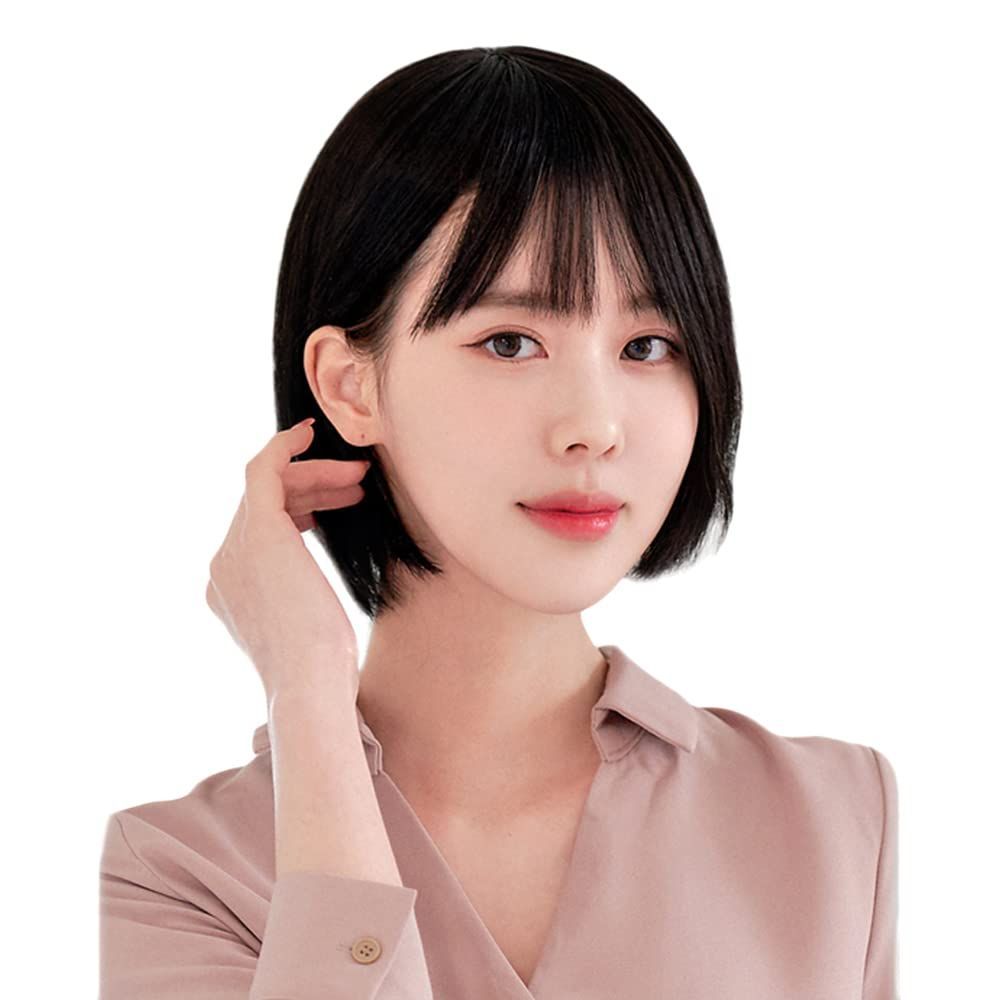 小顔 自然 日常 wig レディーズ 女性 耐熱 ヘアネット かつら フルウィッグ 人毛100％ 付き ボブ ウィッグ P-Z