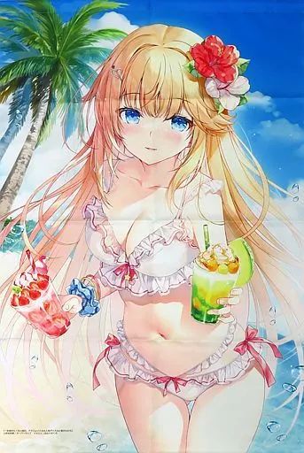 中古】タペストリー [単品] みわべさくらイラスト B2