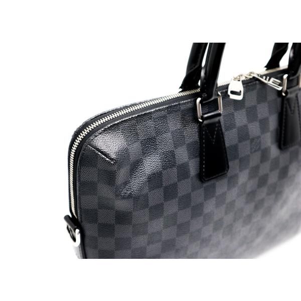 極美品 ルイヴィトン ダミエグラフィット ポルトドキュマンジュールN48224 LOUIS VUITTON ルイヴィトン ダミエグラフィット ポルト ドキュマン