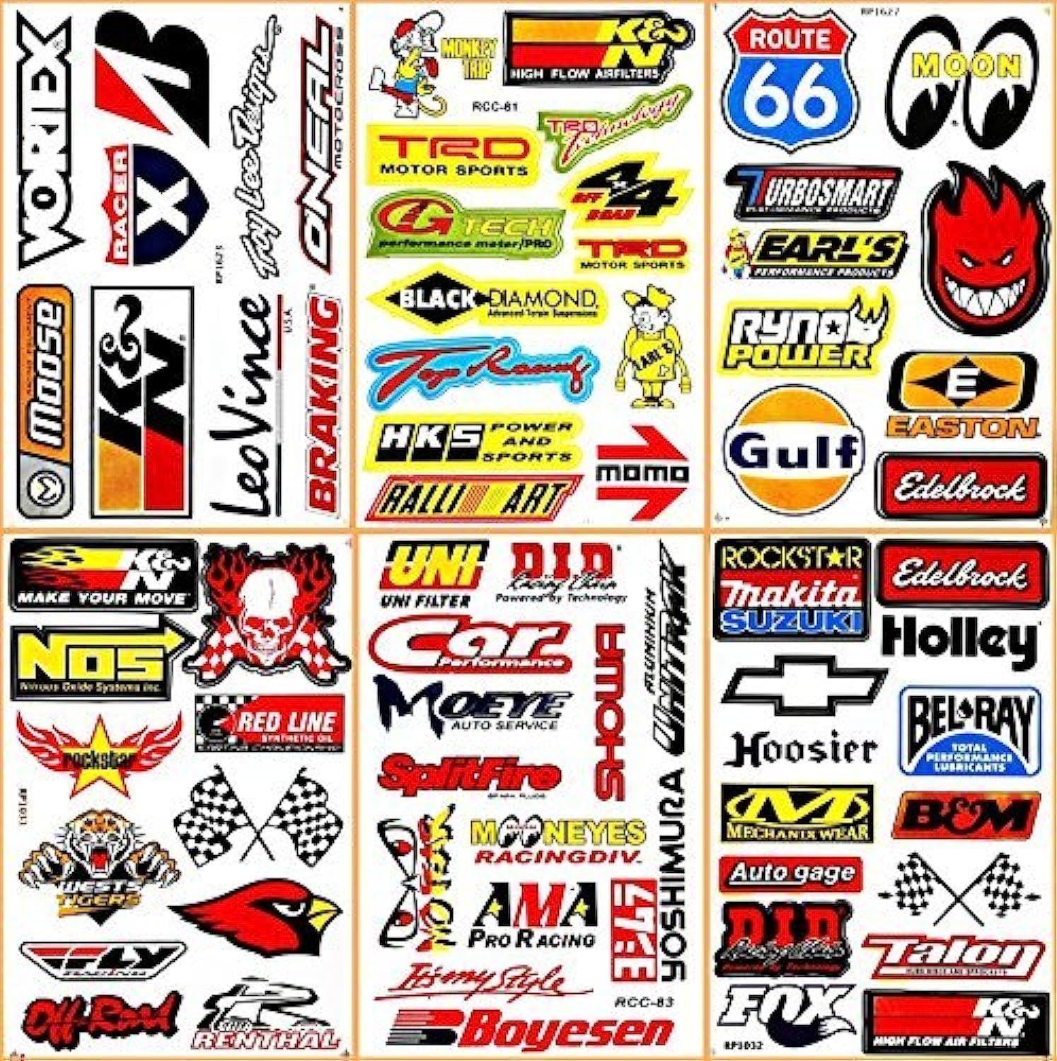 B4B stickers カーズ モータースポーツ Nos ホット ロッド ドラッグ レーシング ロット 6 ビニール グラフィック デカール ステッカー D6094 