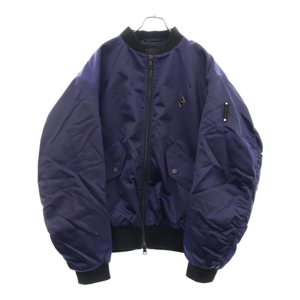 A-COLD-WALL アコールドウォール Overdye Bomber Jacket オーバーダイ ジップアップ フライト ボンバー ジャケット ネイビー