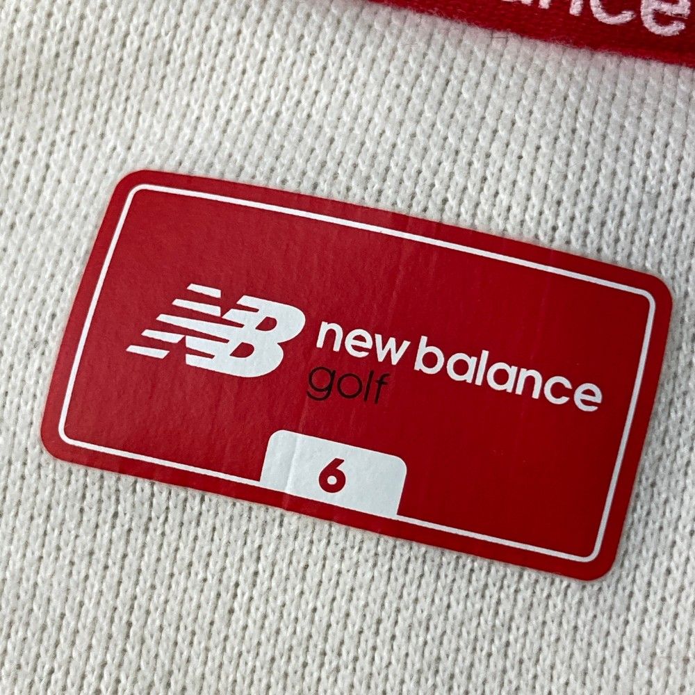 サイズ：6 NEW BALANCE GOLF ニューバランス  ニットセーター  ホワイト系 [240101424158] ゴルフウェア メンズ ストスト サイズ：6 NEW BALANCE GOLF ニューバランス ニットセーター