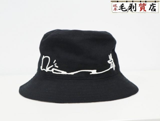 未使用タグ付き！ディオール［22AW］カクタスジャック　バケットハット　ロゴ刺繍 DIOR ディオール 22AW Travis Scott トラヴィススコット