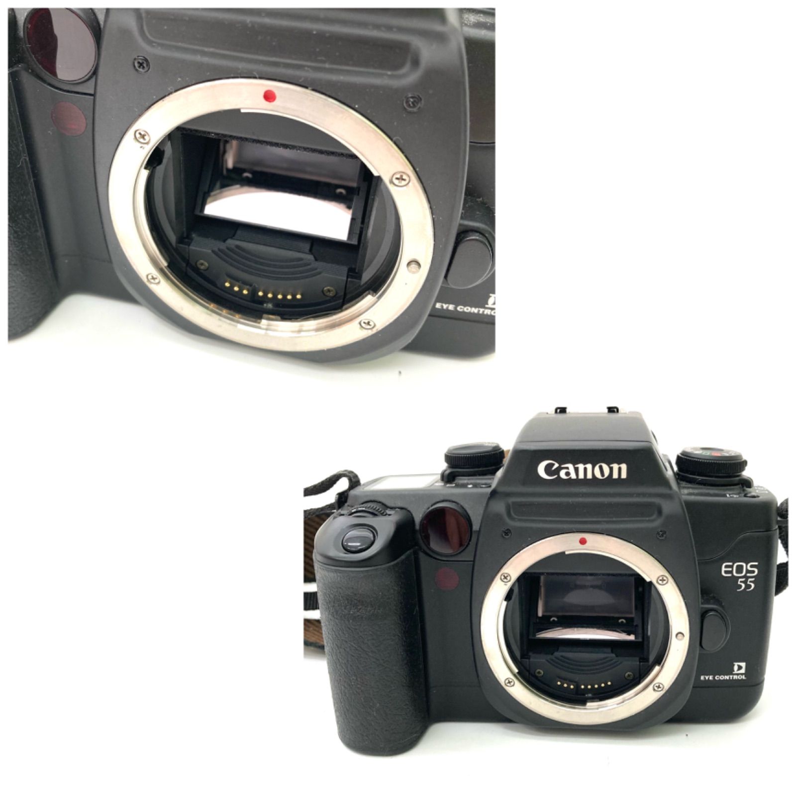 canon】キヤノン カメラ フィルムカメラ eos55 説明書付き 一眼レフ ...