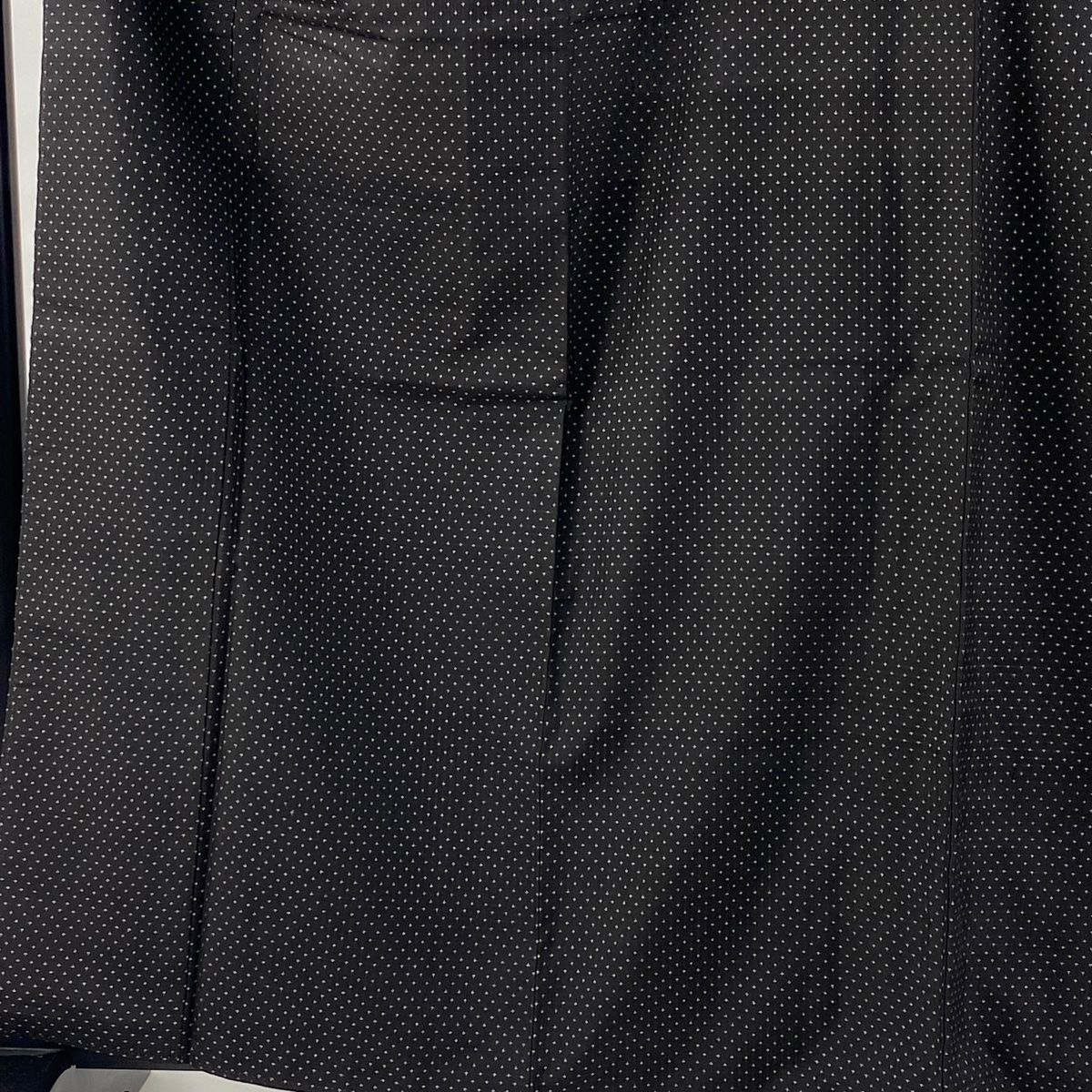 平和屋本店□極上 外山良治 浅井正文 阿波藍天然染 お召 単衣 三重織