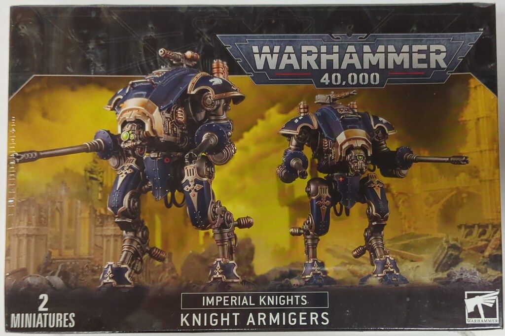 GAMES WORKSHOP WARHAMMER40000 Imperial Knights Knight Armigers ナイト アーミジャー