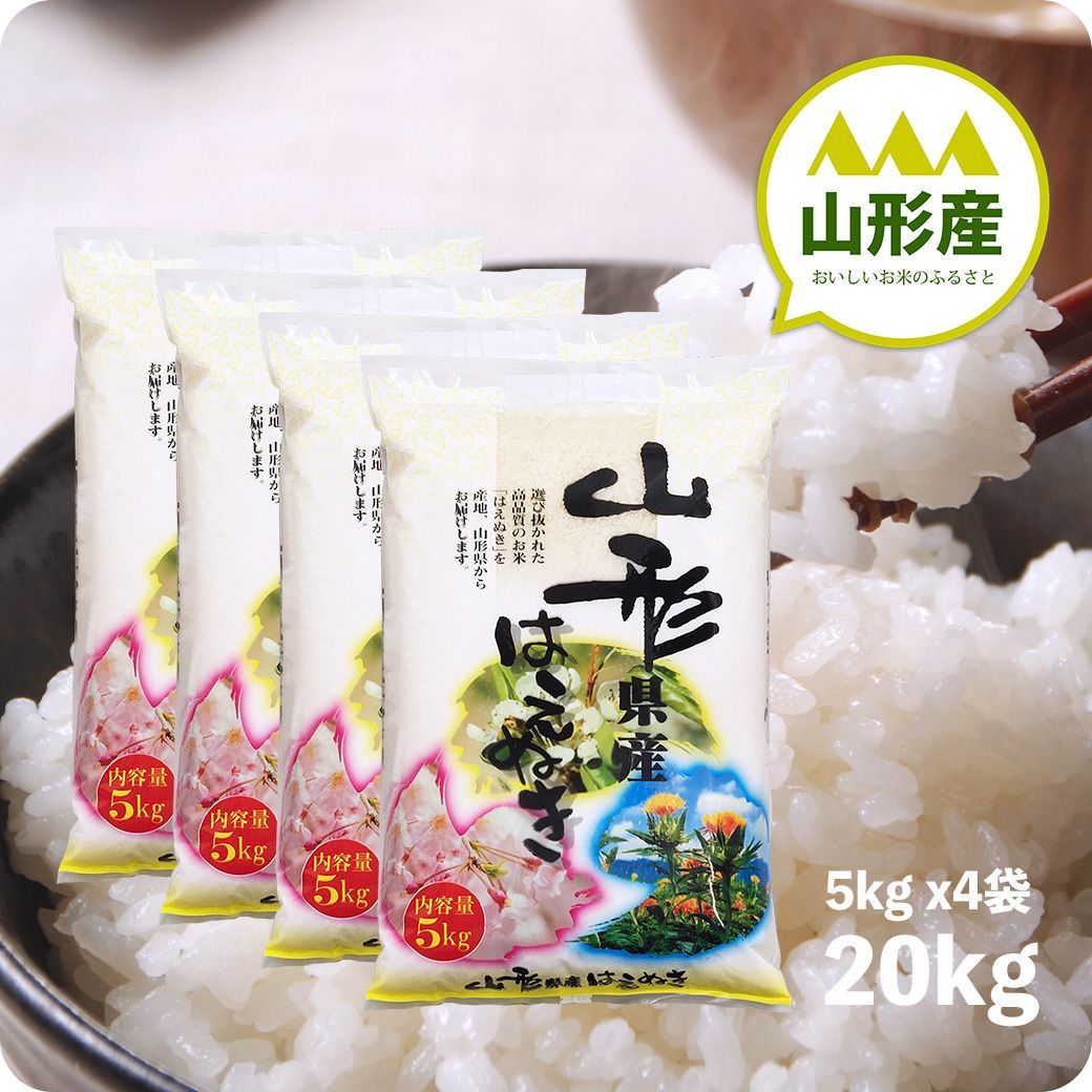 はえぬき白米20キロ