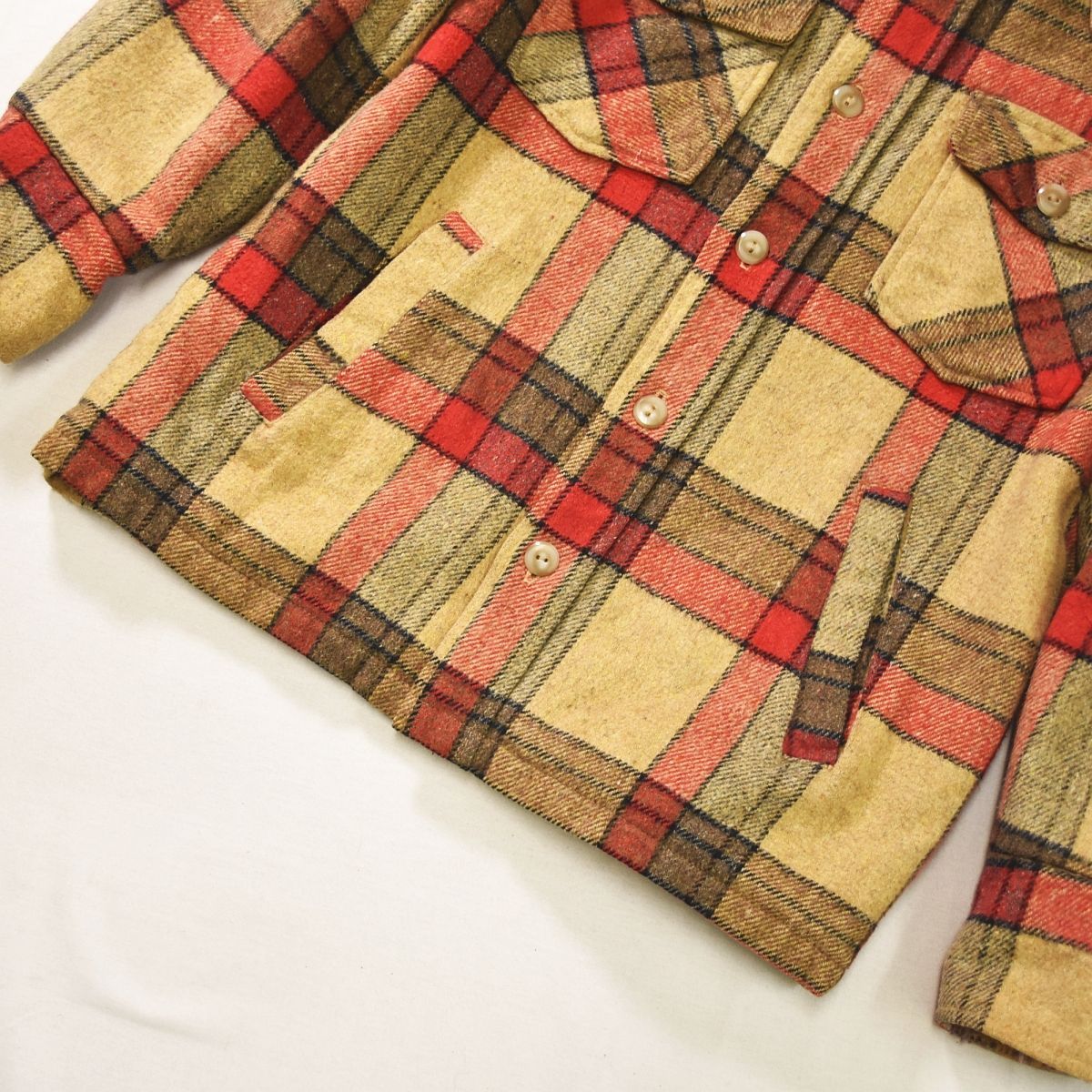 希少】 70sヴィンテージ USA製 シアーズ SEARS 裏ボア ウール CPO