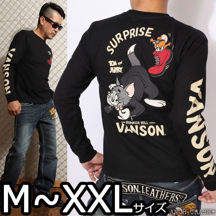 Vanson Tシャツ Mサイズ 人気絶頂 - バイクウェア・装備