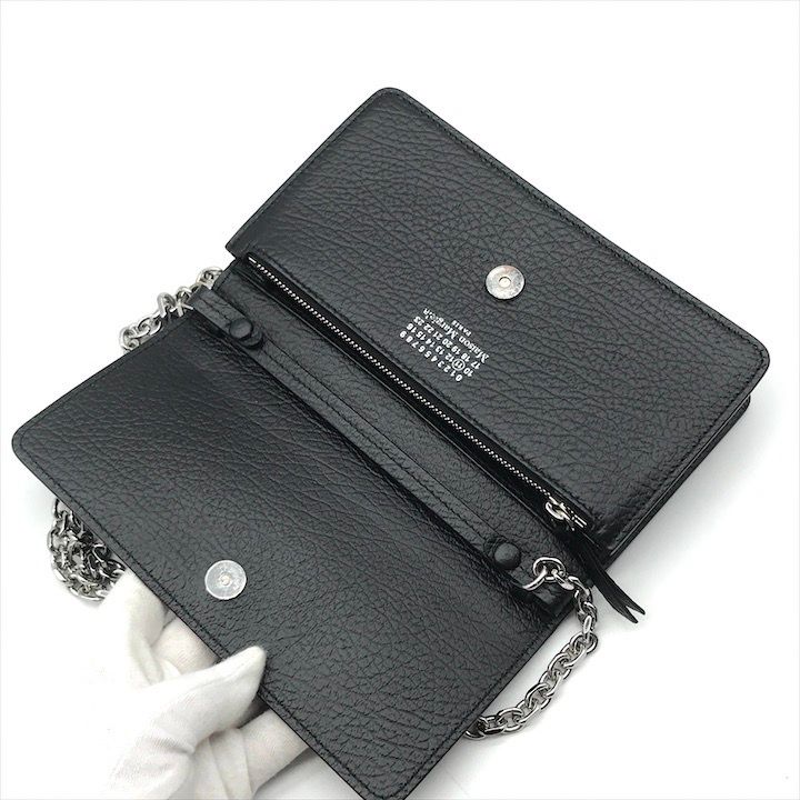 メゾンマルジェラ チェーンウォレット 長財布 ブラック ショルダーバッグ 楽天市場】【新品同様】メゾンマルジェラ チェーンウォレット