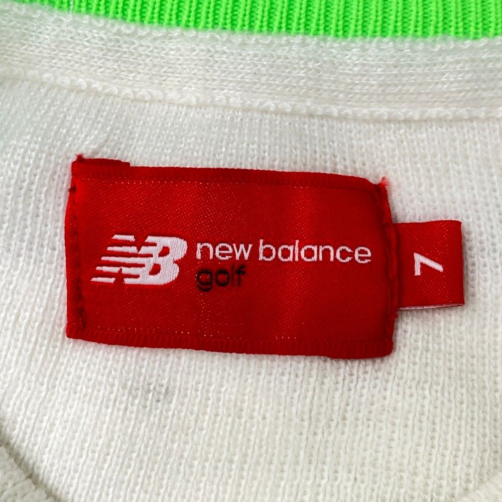 サイズ：7 NEW BALANCE GOLF ニューバランス  ニットセーター  ホワイト系 [240101473309] ゴルフウェア メンズ ストスト NEW BALANCE GOLF ニューバランス ニットセーター ホワイト系 7