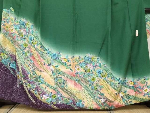 平和屋着物○豪華振袖 作家物 辻が花 暈し染め 金彩 正絹 逸品