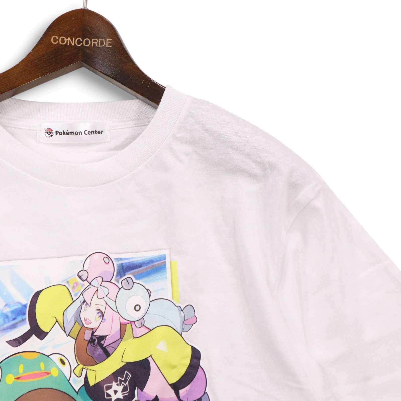Pokemon Center ポケモンセンター 春夏 半袖 ポケモン ナンジャモ Tシャツ カットソー Sz.F メンズ 白
