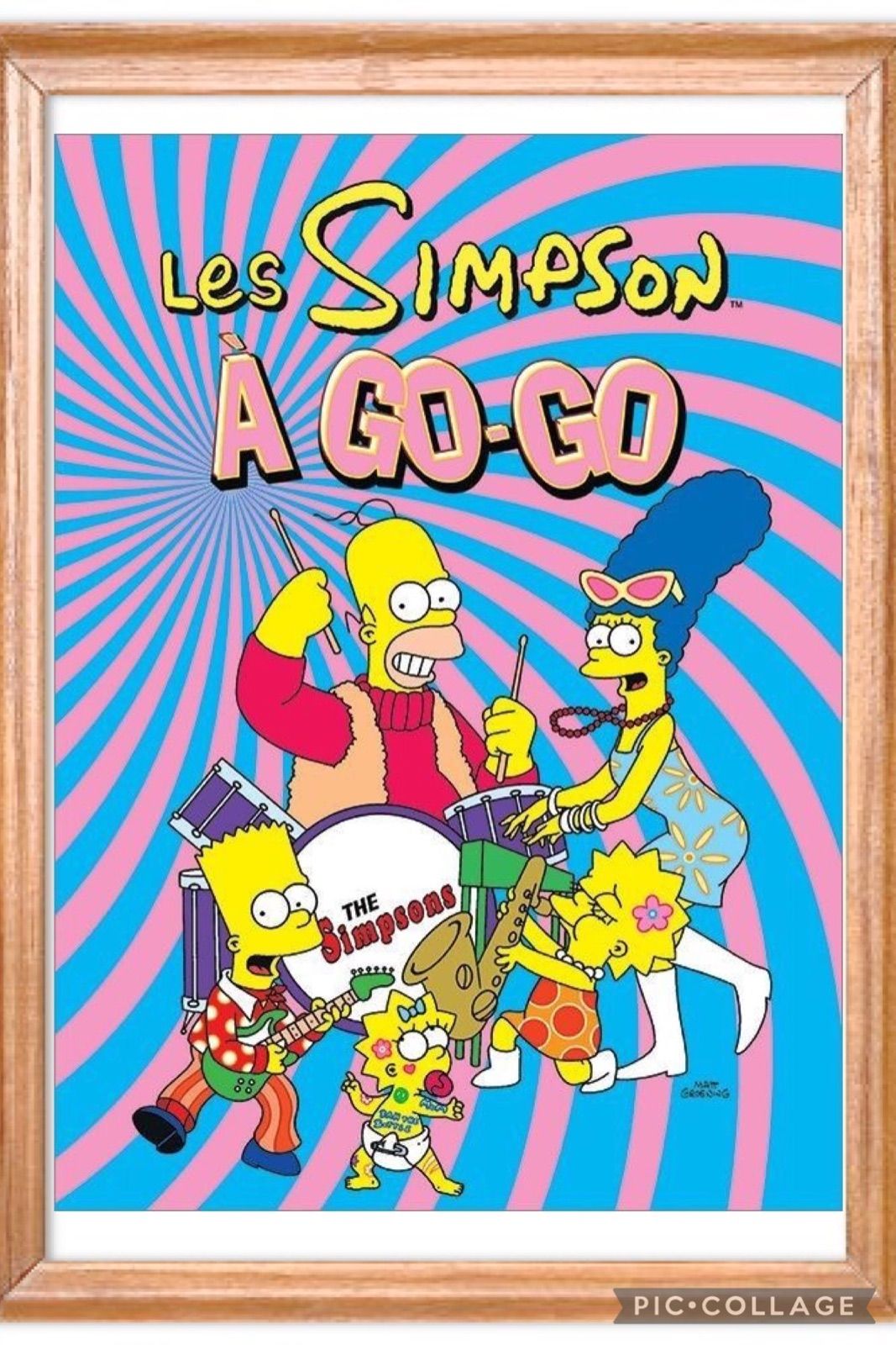 キャラクターポスターフレーム A4 シンプソンズGOGO - メルカリ