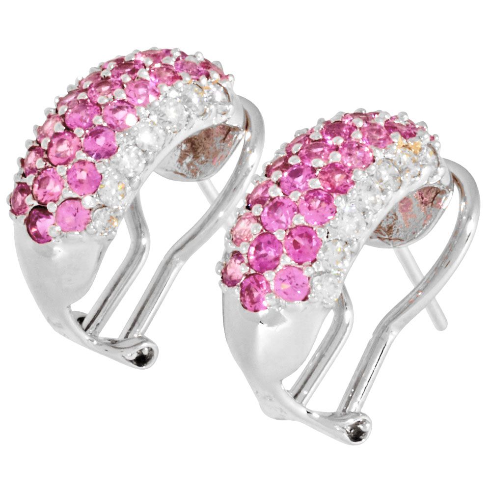 ポンテヴェキオ Ponte Vecchio ピアス ピンクサファイア 2.05ct