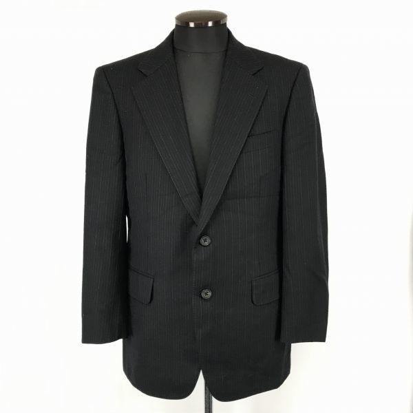 BURBERRY 黒 スーツ セットアップ サイズ 96-86-170AB5 90s以前ビンテージ/日本製☆Burberrys/バーバリー☆セットアップ