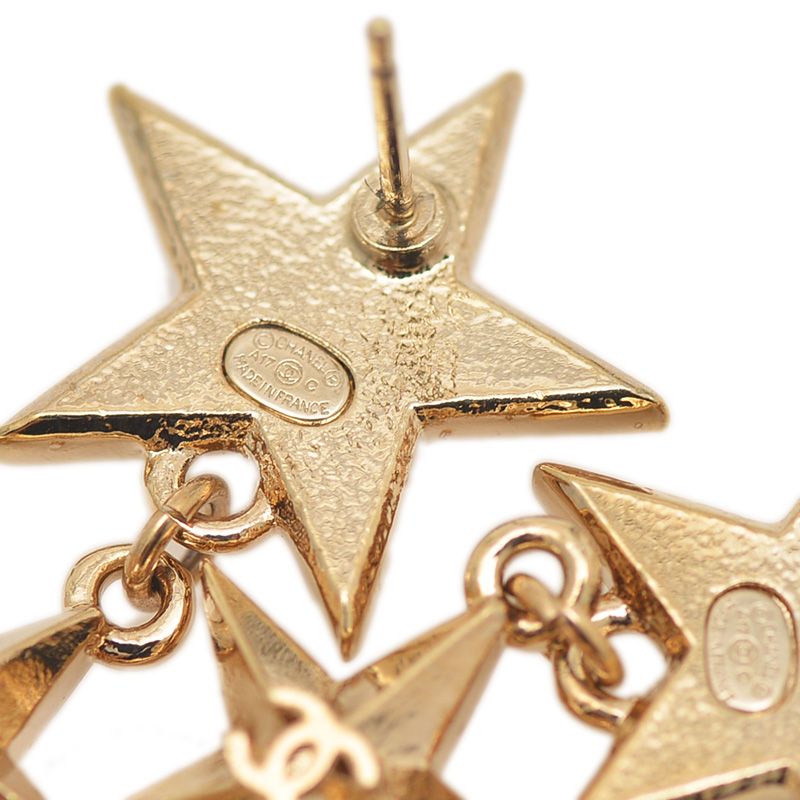 CHANEL/シャネル ココマーク スターピアス A17C ゴールド CHANEL/シャネル ココマーク スターピアス A17C ゴールド