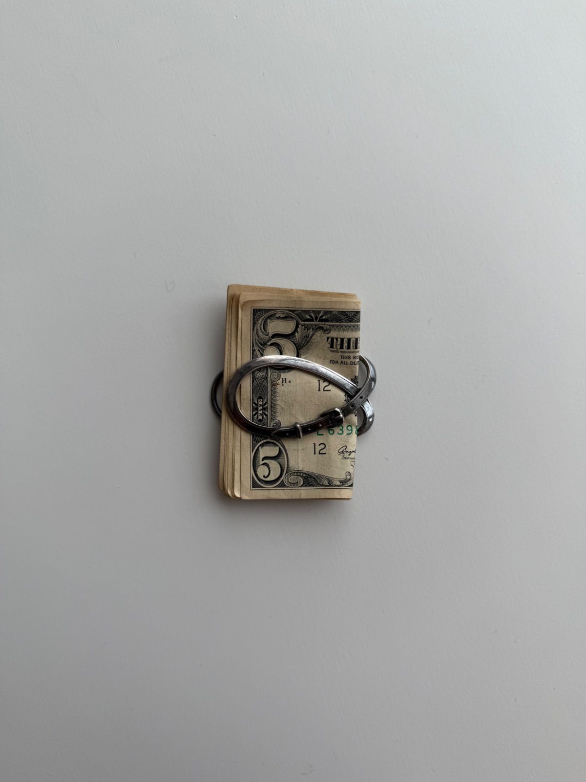 1991s Hermès silver money clip エルメス 90年代 シルバー マネークリップ ヴィンテージ 90年代 アクセサリー