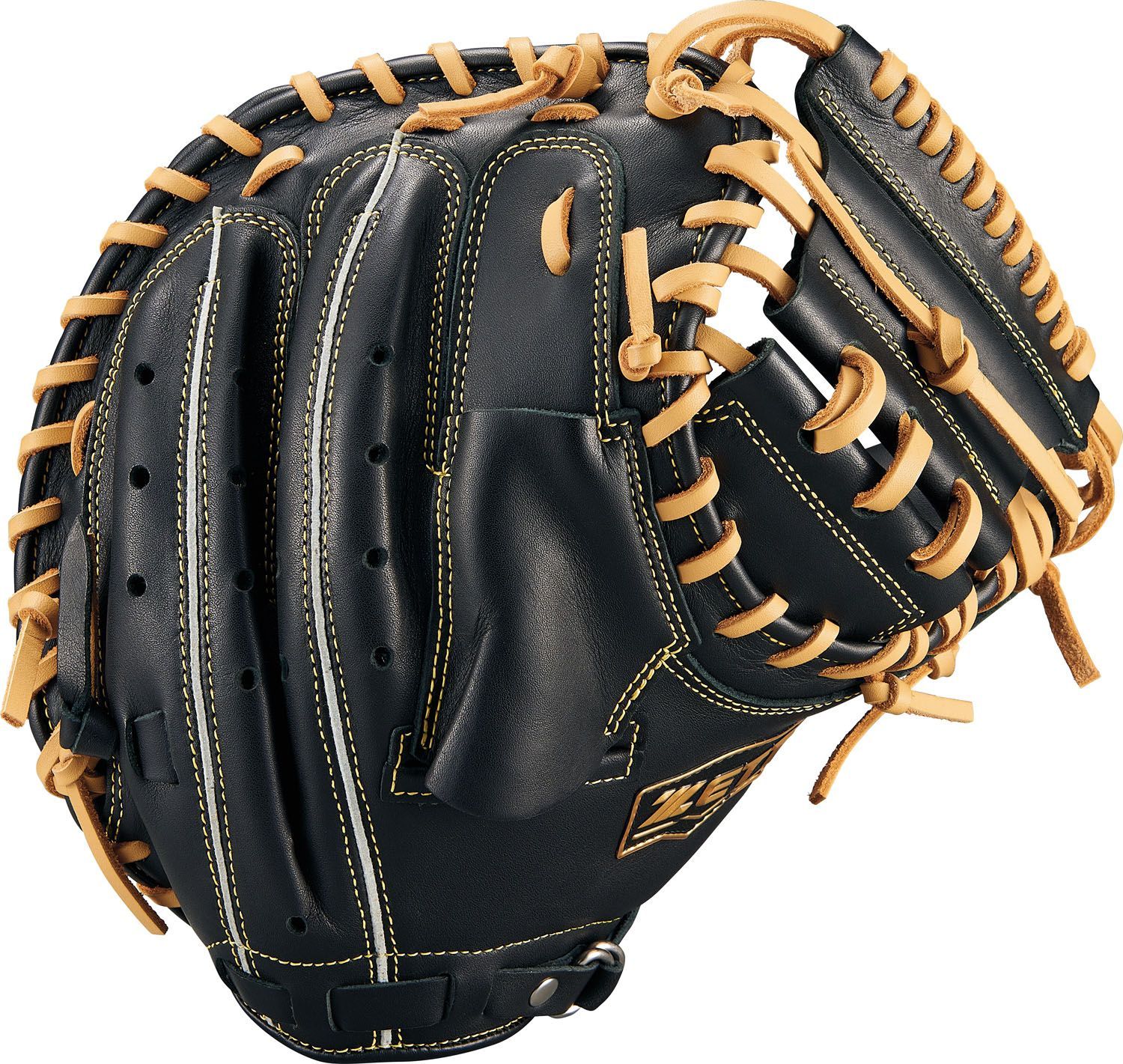 ZETT ブラック ソフトボール キャッチャーミット ゼット ZETT