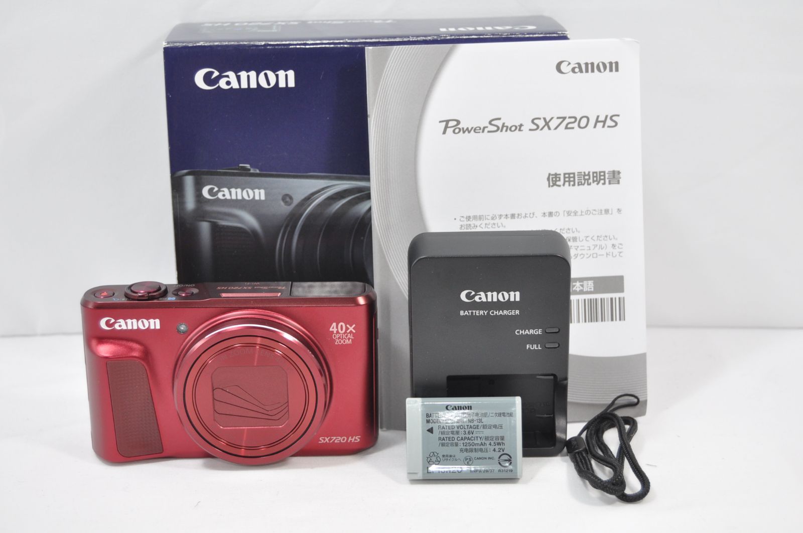 箱付き美品】Canon PowerShot SX720 HS レッド 【公式通販】