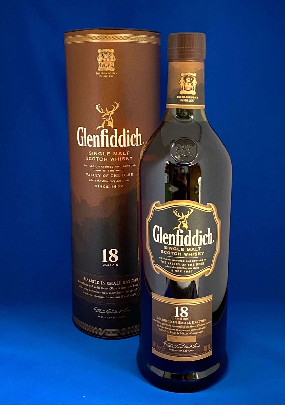 【未開封】Glenfiddich 18年 シングルモルトウイスキー 700ml グレンフィディック 20日(日)限定PayPay+3% 18年 スモールバッチ
