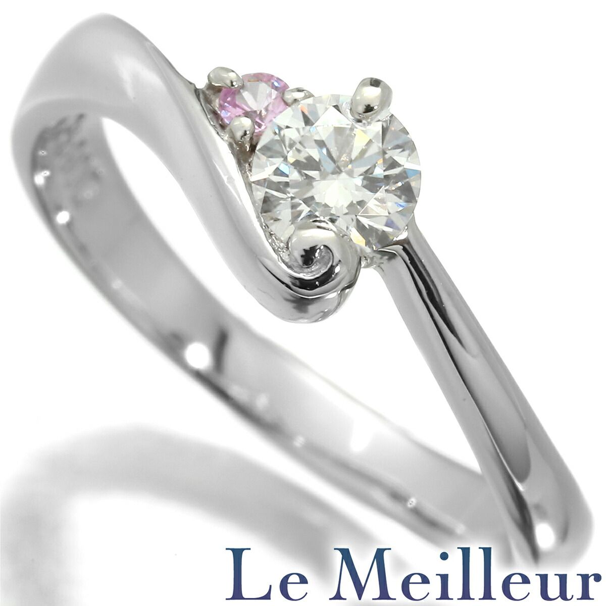 リング EXCELLENT SIクラス Eカラー 指輪 ダイヤモンド 0.209ct ピンク  