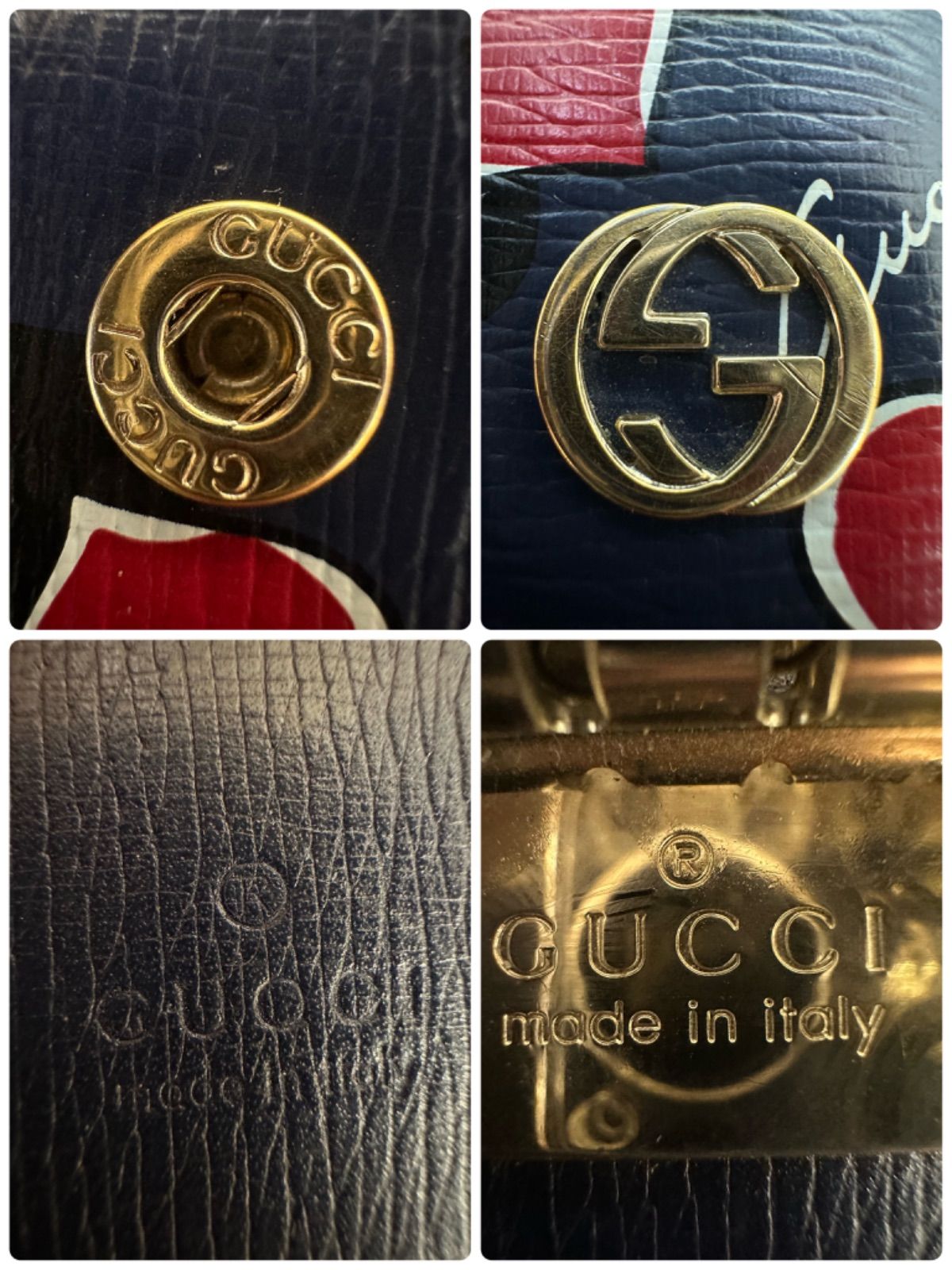 正規品　美品　グッチキーケース　グッチハート　グッチハートビート　GUCCI 希少 ハートロゴ】GUCCI グッチ ハートビート 6連キーケース