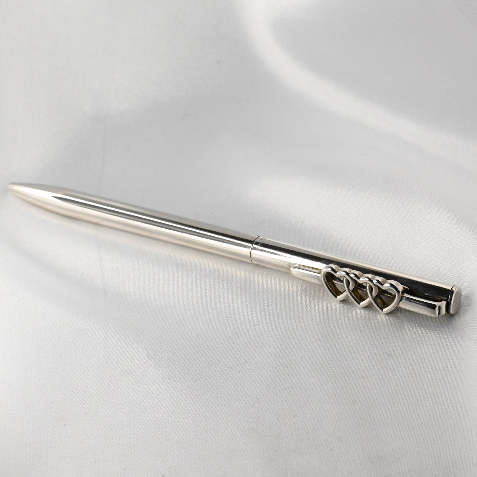 研磨済】TIFFANY＆Co. ボールペン インク交換済 ハート ティファニー