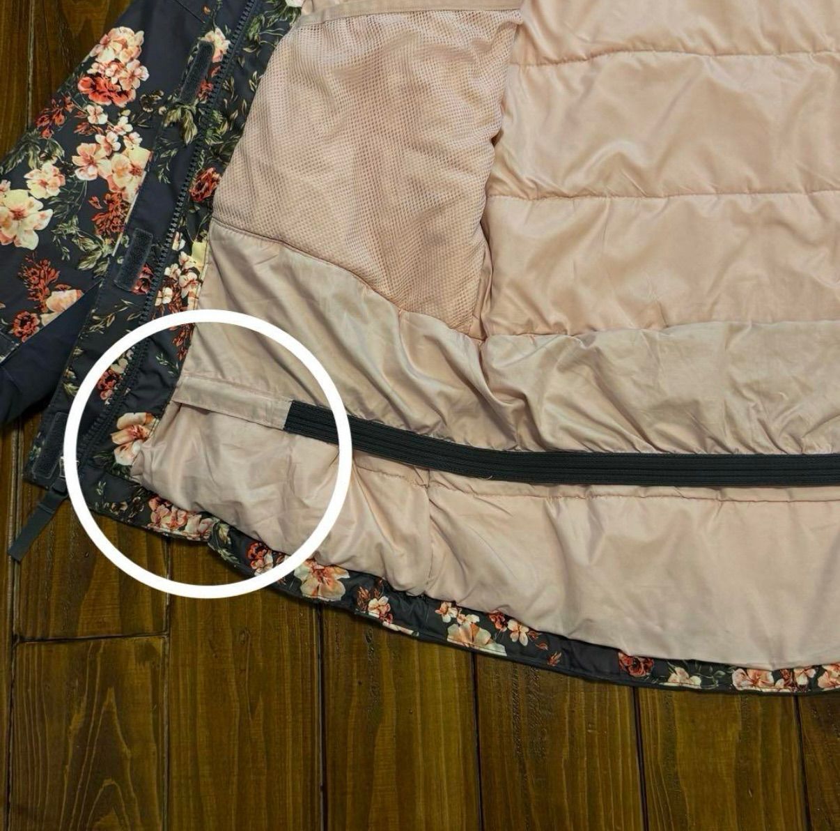 花柄中綿ジャケット Lサイズ