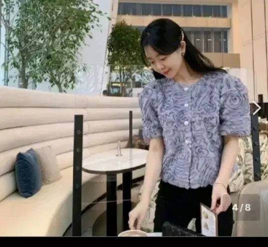 バイシーニー ローズファー アイボリー