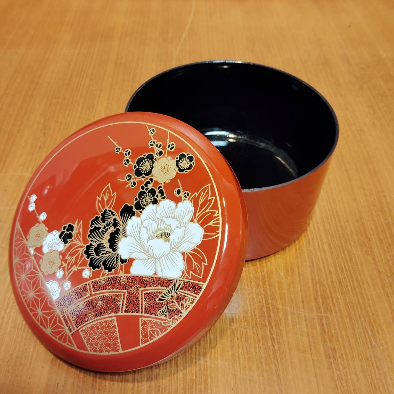 平桶溜塗 山中塗漆器 飯台 寿司桶 &しゃもじ 木製 漆器 平桶溜塗 山中塗漆器 飯台 寿司桶